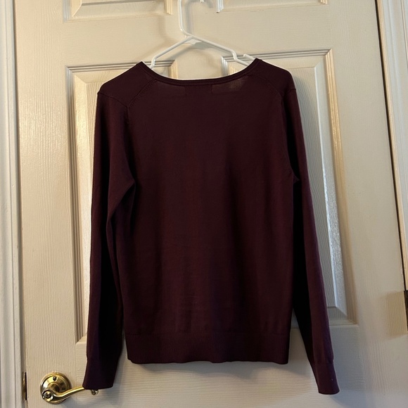Banana Republic Forever Sweater, Size M, deep Burgandy - Picture 2 of 7